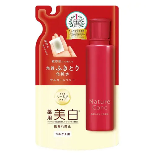 나리스 화장품 네이처 콩크 약용 클리어 스킨 촉촉한 타입 리필용 180mL