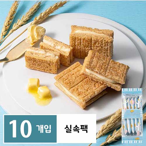 슈가버터샌드 일본 디저트 곡물 화이트쇼콜라 쿠키 슈가버터의 나무 실속팩 10개입(비닐팩/개별포장)