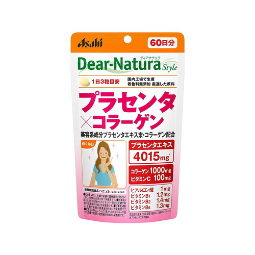 디어내츄라 타일 DearNatura Style 플라센타×콜라겐 180정(60일분)