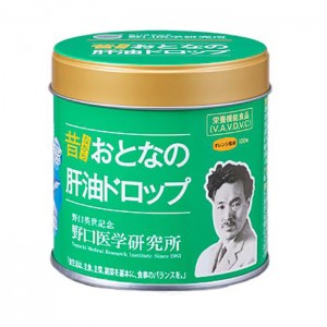 노구치 의학연구소 성인용 간유드롭 100정 [영양기능식품]