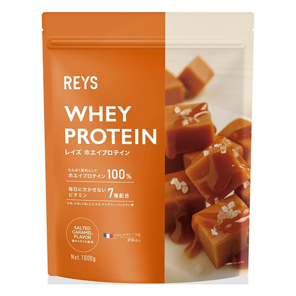 REYS 레이즈 유청 단백질 프로테인 1kg   소금 캐러멜맛