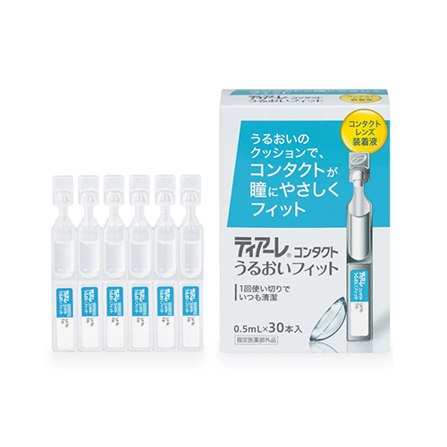 티아레 콘택트 우루오이 핏 0.5mL × 30개입 1회용 콘택트렌즈 장착액/렌즈 착용전 사용 [지정 의약외품]