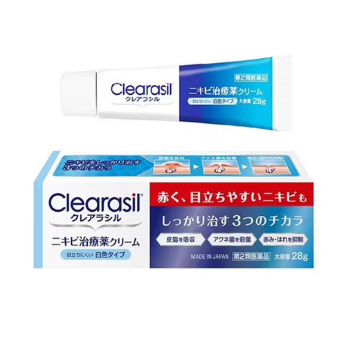 클리어라실 clearasil 여드름 치료약 크림 (화이트 타입) 28g  【제2류 의약품】
