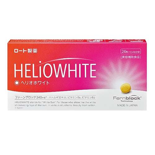 로토제약 헬리오화이트 24정 파안블록Fernblock 240mg 함유 뷰티 서포트 보조식품