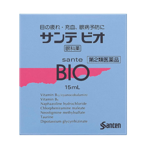 산테 바이오 15mL 【제3류의약품】 눈의 피로 충혈 눈병예방