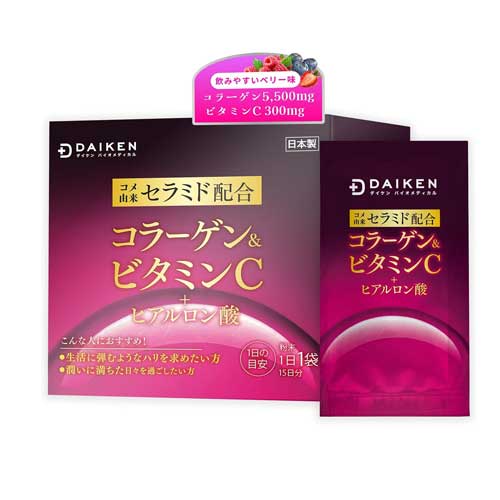DAIKEN 저분자 콜라겐 펩타이드 5500mg 일본산 콜라겐 파우더 15포 (15일분)