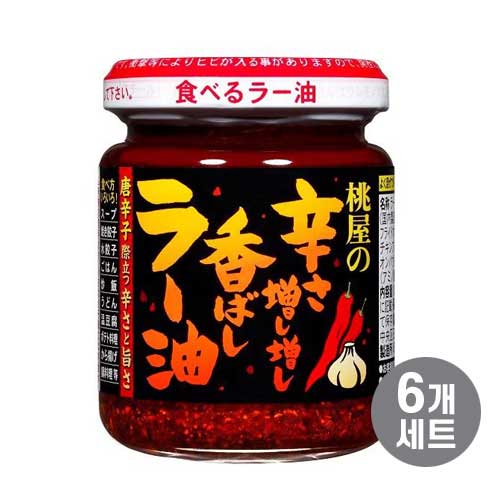 모모야 매운맛 업! 고소한 라유 105g 6개