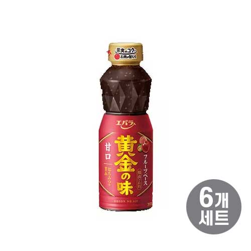 에바라 황금의 맛 순한맛 360g 6개